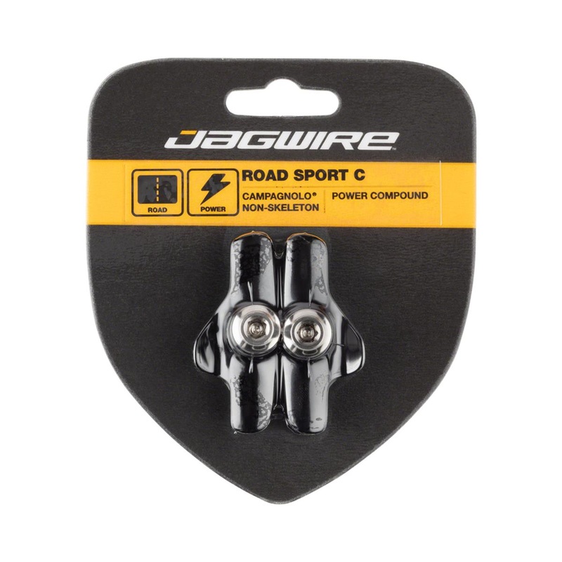 Jagwire Road Sport C Brake Pads (Black) (Campagnolo Non-Skeleton) (1 Pair)