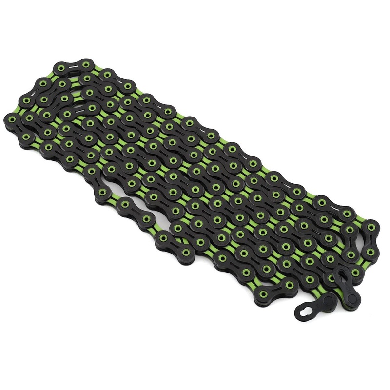 KMC DLC 11 Chain (Black/Green) (11 Speed) (116 Links)
