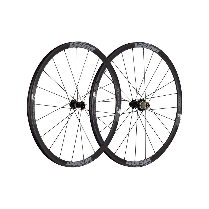 Vision TriMax 35 TL Wheelset (Black) (Centerlock) (Shimano HG 11/12) (700c) (12 x 100/142mm) (Tubeless)