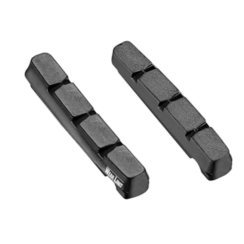 Giant Single Compound Cartridge Road Brake Pad Inserts (Black) (1 Pair)