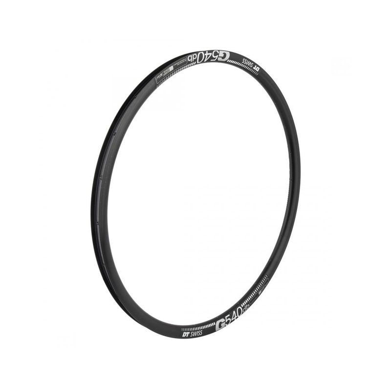 DT Swiss G540 Gravel Disc Rim (Black) (24H) (Presta) (700c) (Tubeless)