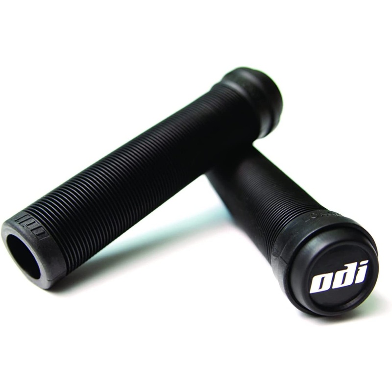 ODI LongNeck Grips Flangeless Rubber Handlebar grips BMX MTB Cruiser Hybrid- Live4bikes