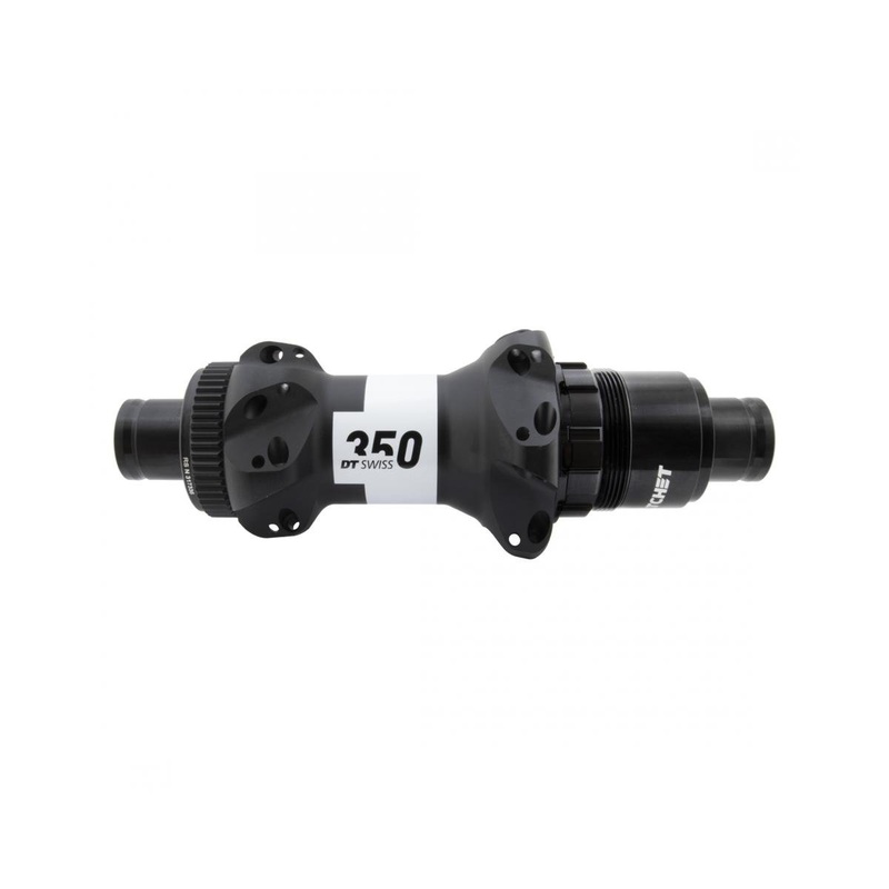 DT Swiss 350 Rear Hub (Black) (12 x 142mm) (Centerlock) (SRAM XDR) (24H) (36pt) (Straight Pull)