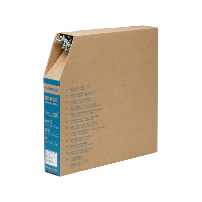 Shimano Road Brake Cable Bulk Box (Stainless) (1.6 x 2050mm) (100)