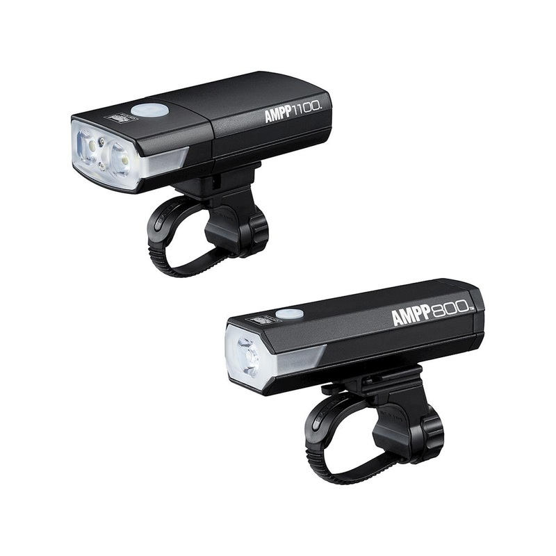 CatEye Combo AMPP1100/AMPP800 Dual Headlight Set (Handlebar & Helmet Lights)