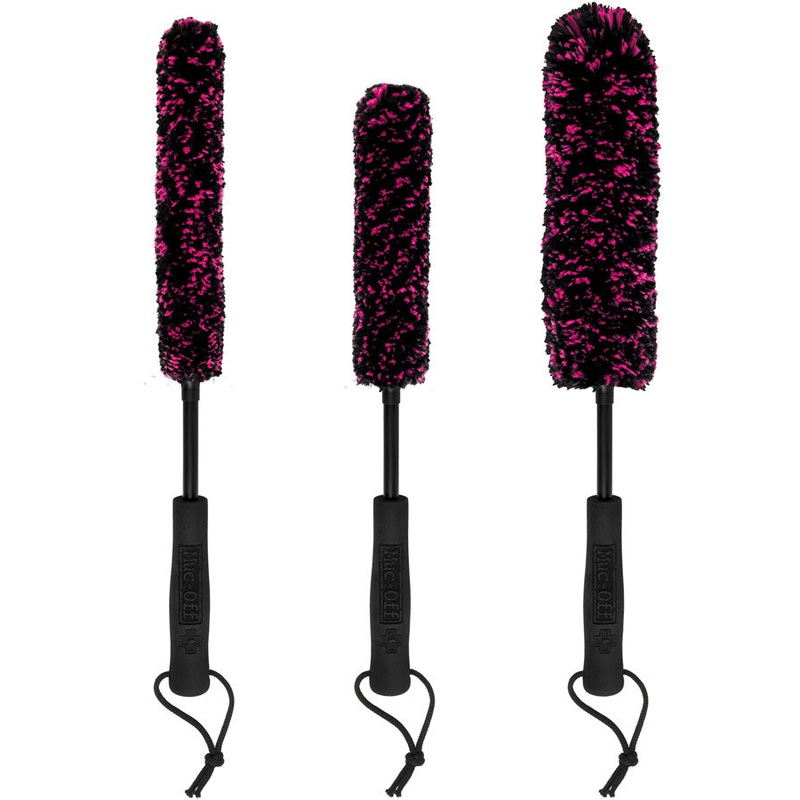 Muc-Off Microfibre Brush Kit – Set of 3