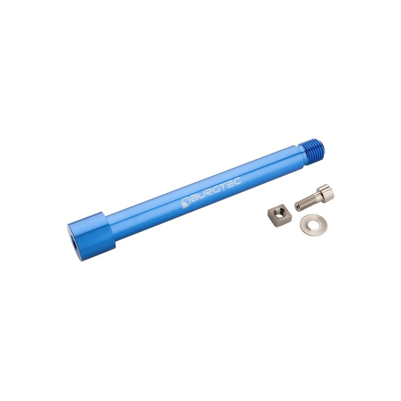 Burgtec Fox Fork 2021+ Axle (Deep Blue) (15 x 110mm) (Fox 36/38)
