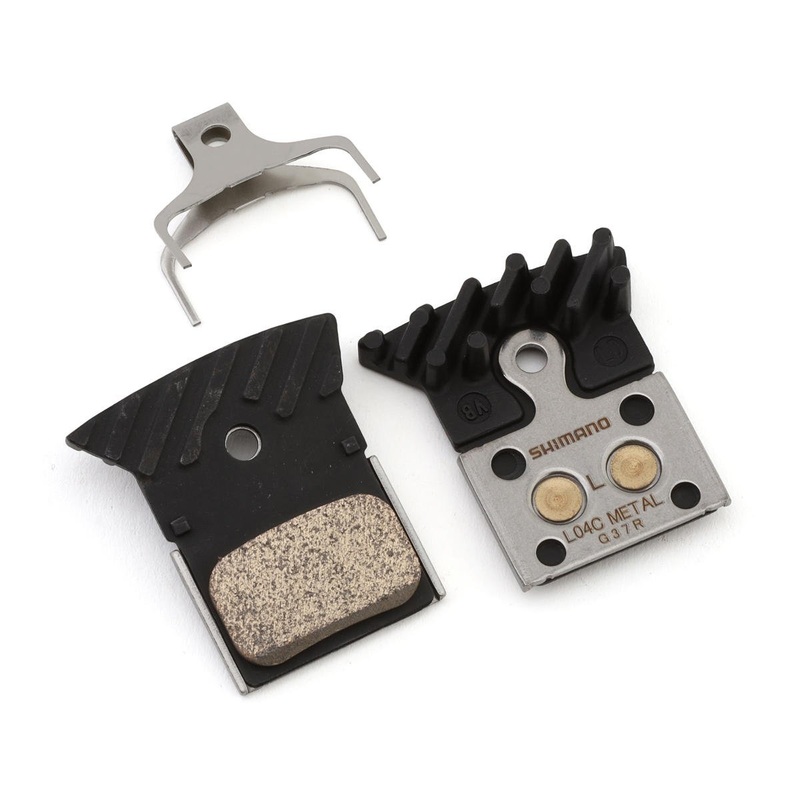 Shimano Disc Brake Pads (Metal) (w/ Cooling Fins) (L04C-MF) (Shimano Road) (1 Pair)