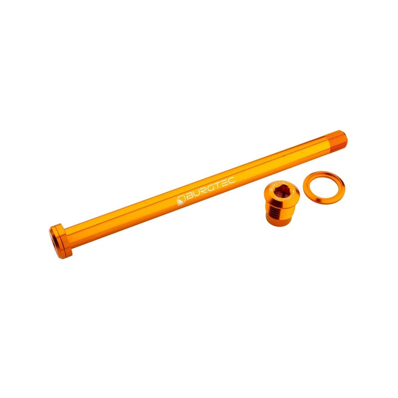 Burgtec 180mm x 12mm 1.00mm Pitch Rear Axle (Iron Bro Orange)