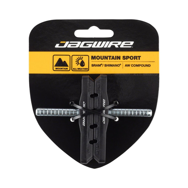 Jagwire Mountain Sport Cantilever Brake Pads (Black) (1 Pair) (Standard) (Smooth Post)