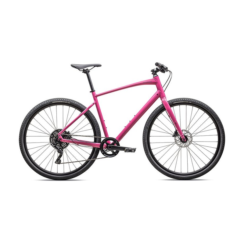 2025 Specialized sirrus x 3.0 km bike gloss rebel pink / ashen grey reflective s