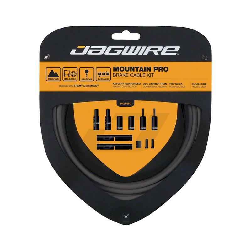 Jagwire Mountain Pro Brake Cable Kit (Ice Grey) (Stainless) (1.5mm) (1500/2800mm) (w/ Housing)