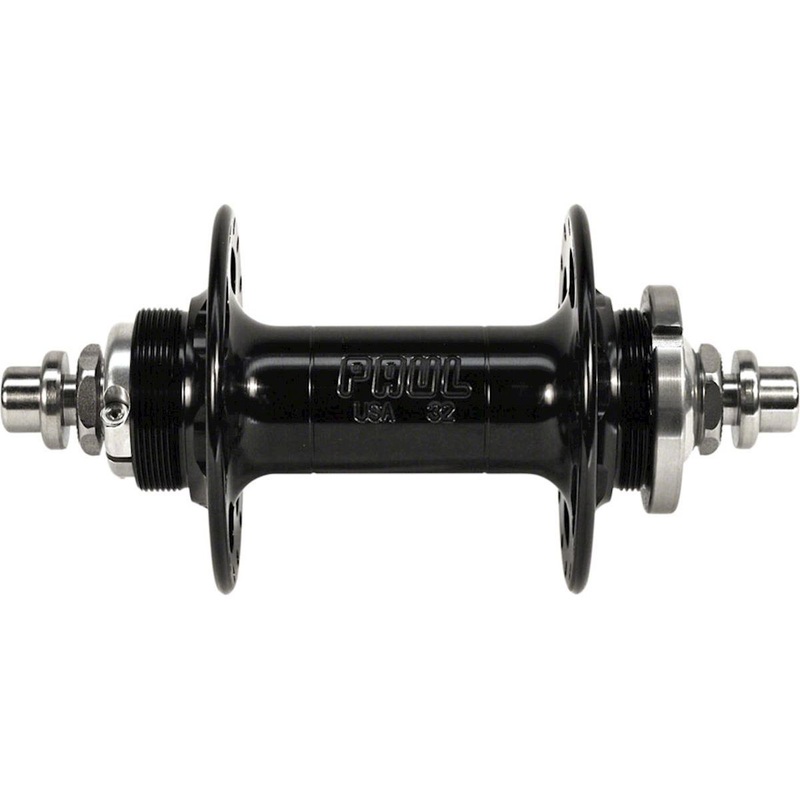 Paul Components High Flange Rear Hub (Black) (Freewheel/Fixed) (10 x 120mm) (32H)