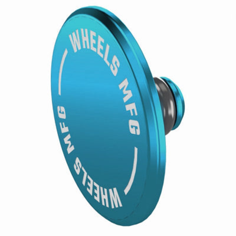 Wmfg Thru-Axle End Cap Teal 6061, Press-In Thru-Axle End Caps  Hubs