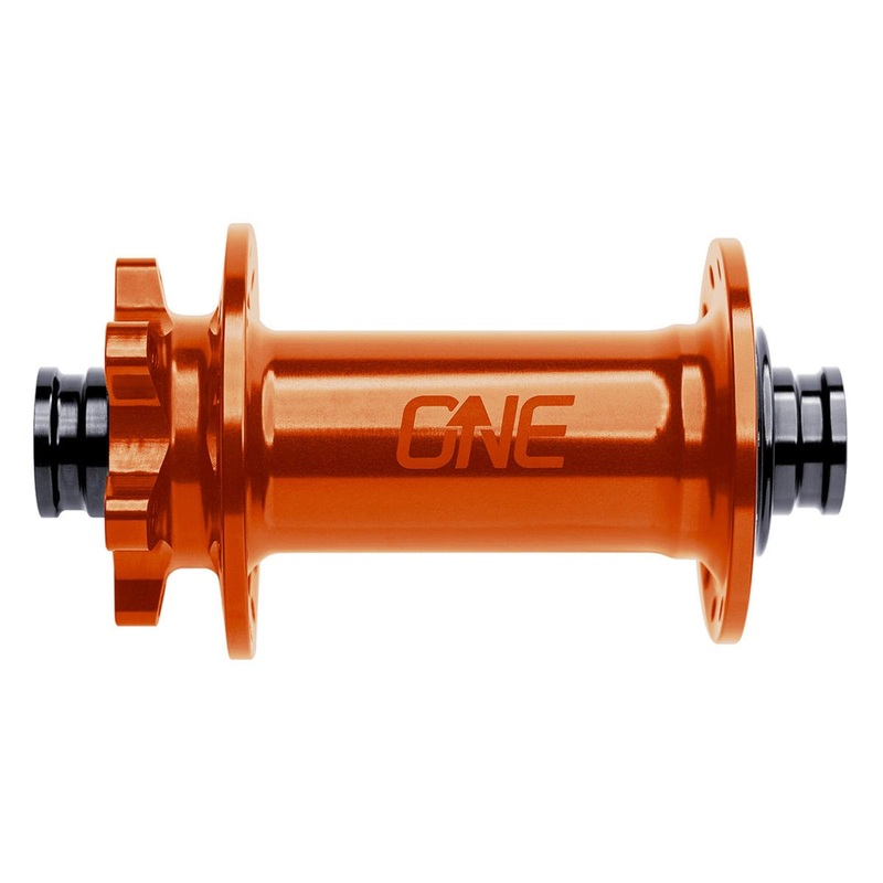 OneUp Components Disc Brake Hub (Orange) (Front) (15 x 110mm (Boost)) (28H) (6-Bolt) (Freehub Not Included)