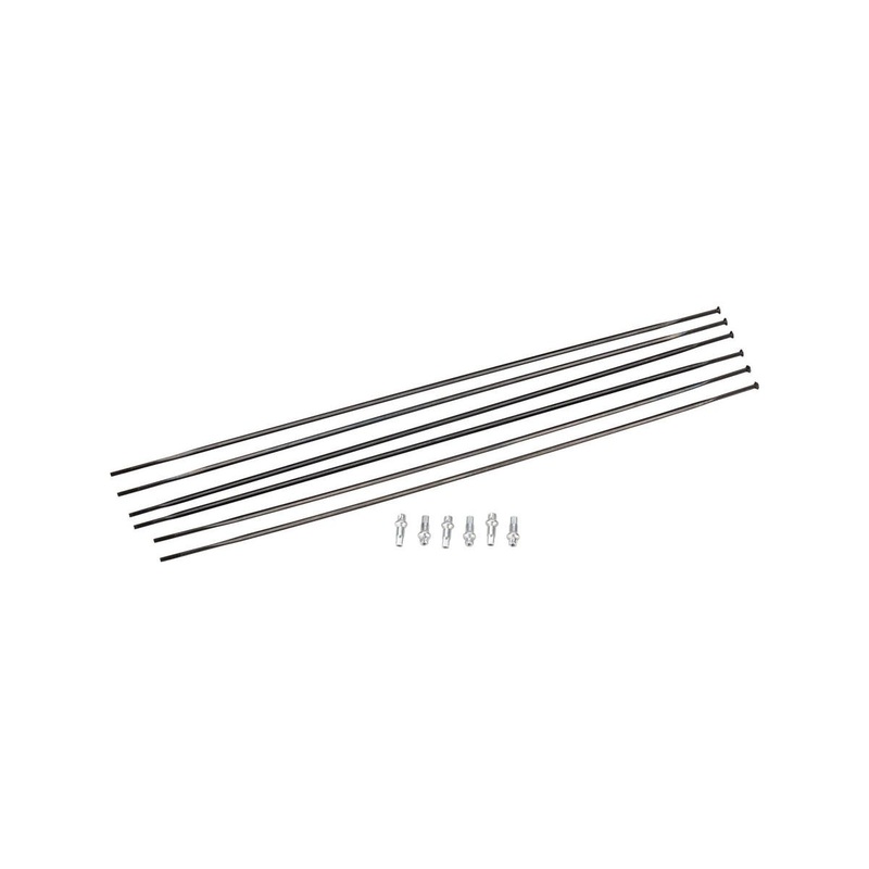 DT Swiss PR1600 DiCut 21 DB Spoke Kit (Black) (Front & Rear)