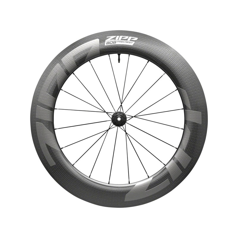 Zipp 808 Firecrest Tubeless Disc Brake Road Wheel (Black) (Front) (12 x 100mm) (700c) (Centerlock) (B1)