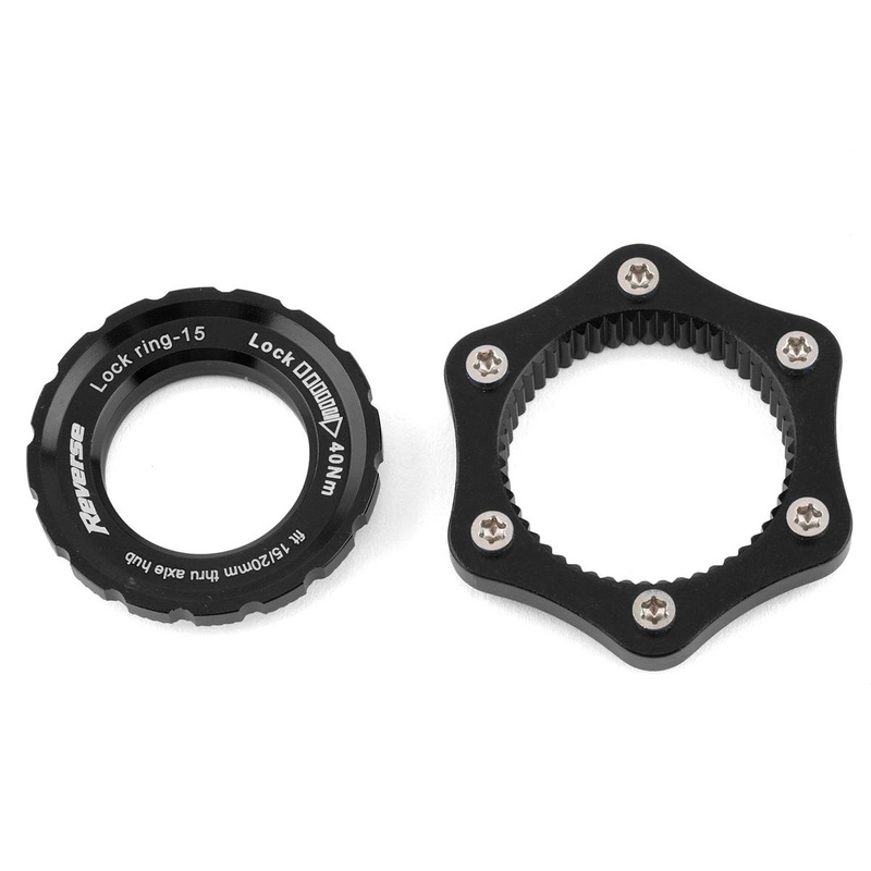Reverse Components Centerlock to 6-Bolt Rotor Adapter (Black)