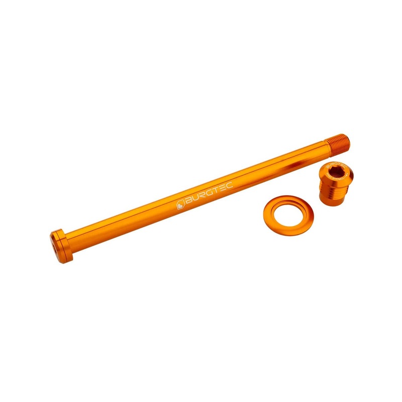 Burgtec Trek 184.5mm Rear Axle (Iron Bro Orange)