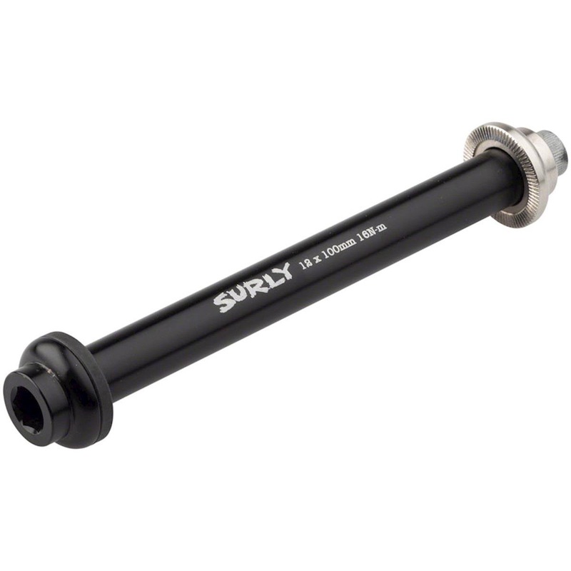 Surly Front Thru-Axle (Black) (112mm) (12 x 100mm) (1.0mm) (Chromoly)
