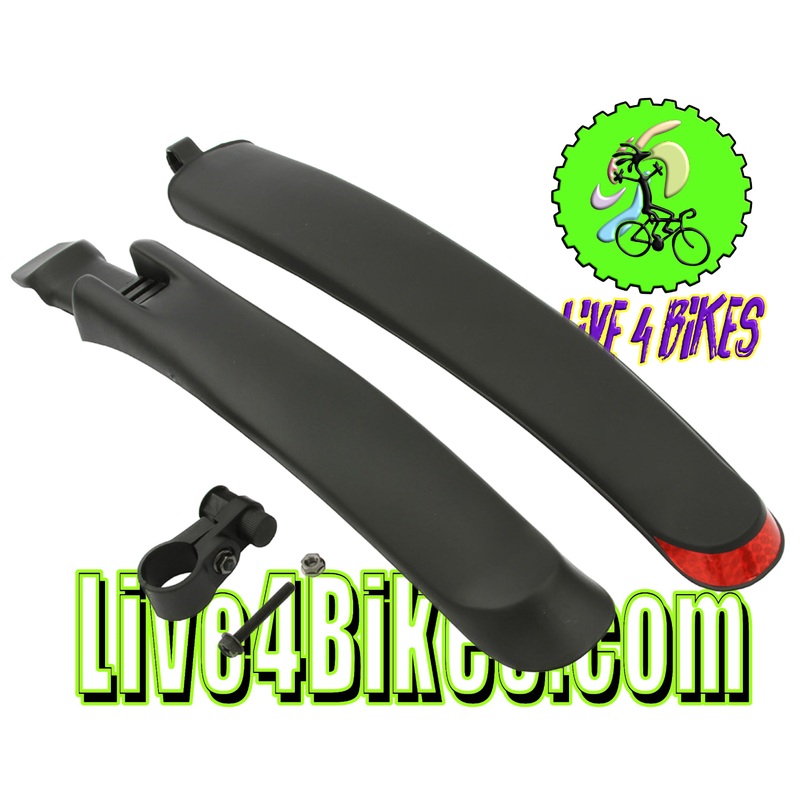Clip-On Mountain Bike Fenders Mudguard 24-29in