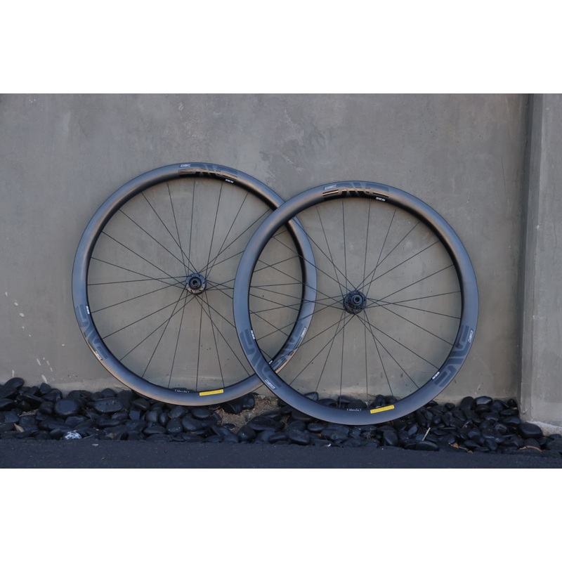 ENVE COMPOSITES SES 3.4 DISC GEN 2 WHEELSET – 700C, 12 X 100/142MM, CENTER-LOCK, BLACK, DT SWISS 350 HUBS – Open Box, New