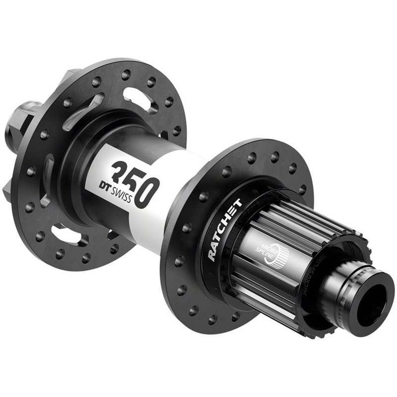 DT Swiss 350 Rear Hub (Black) (12 x 148mm) (6-Bolt) (Shimano Microspline) (28H) (36pt) (J-Bend)