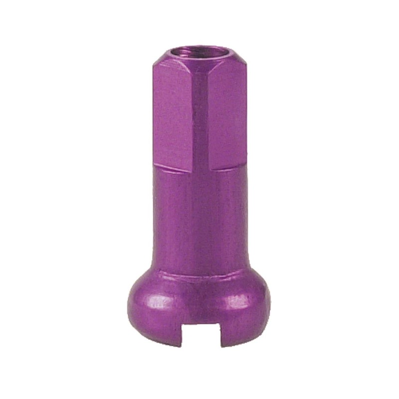 DT Swiss Alloy Nipples (Purple) (2.0 x 12mm) (Box of 100)