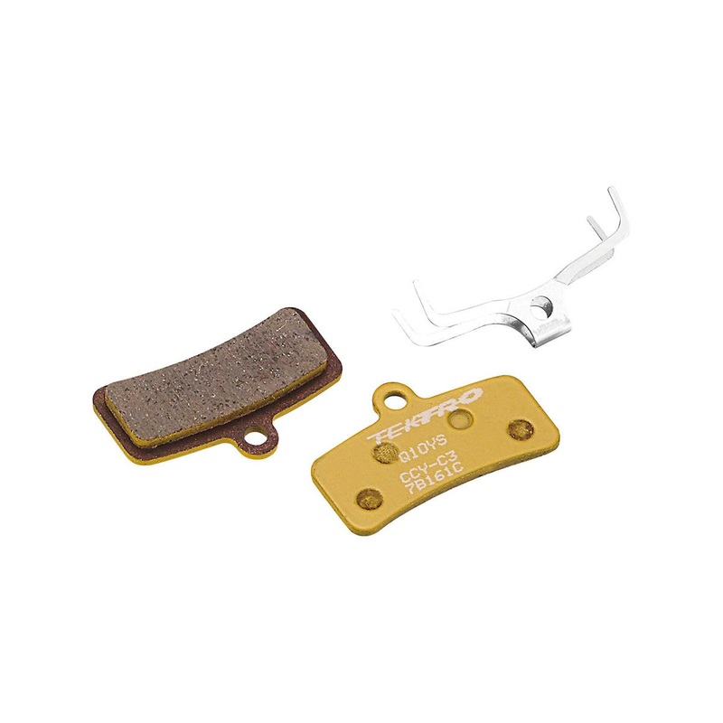 Tektro Q10YS Disc Brake Pads (Overall Balanced Resin Compound) (For 4-Piston Caliper)