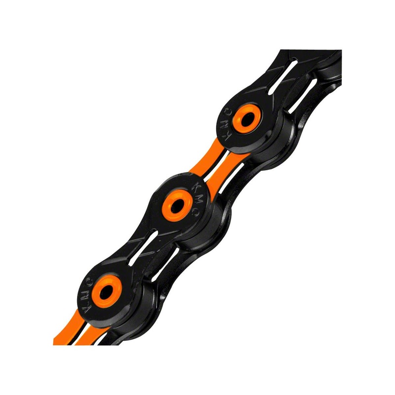 KMC DLC 11 Chain (Black/Orange) (11 Speed) (116 Links)