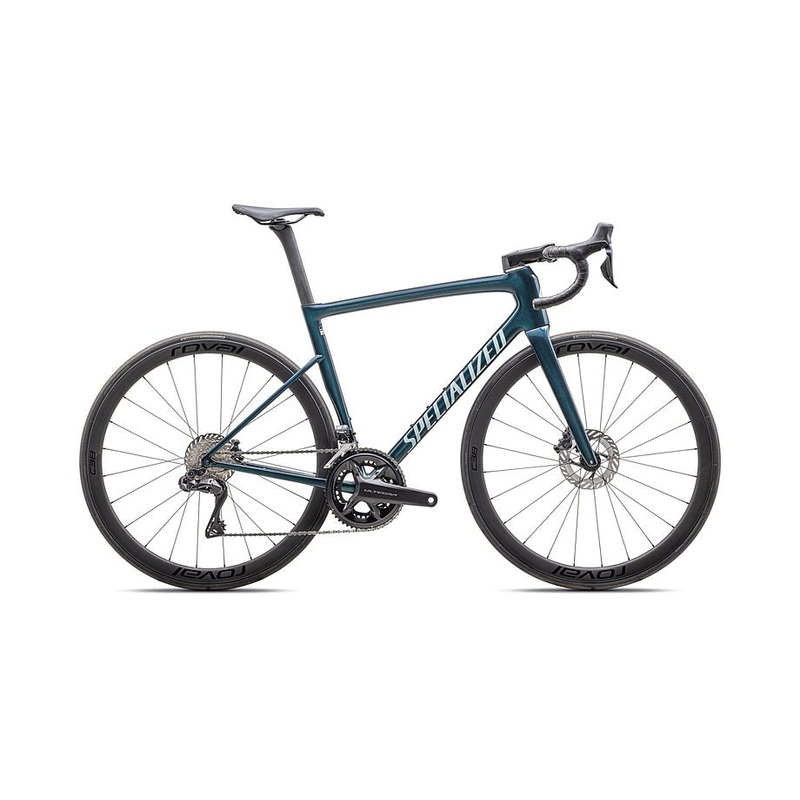 2025 Specialized tarmac sl8 expert di2 bike gloss deep lake metallic / green pearl over seafoam 44
