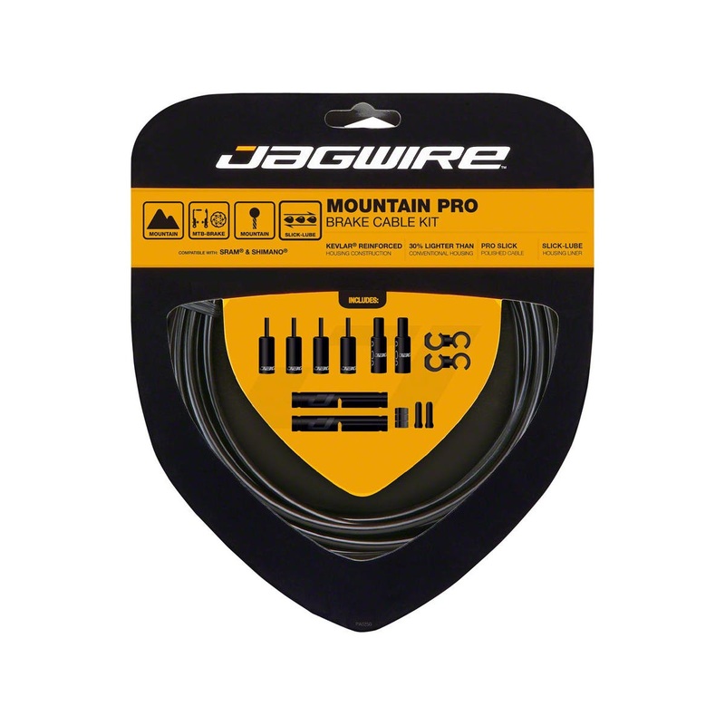 Jagwire Mountain Pro Brake Cable Kit (Black) (Stainless) (1.5mm) (1500/2800mm) (w/ Housing)