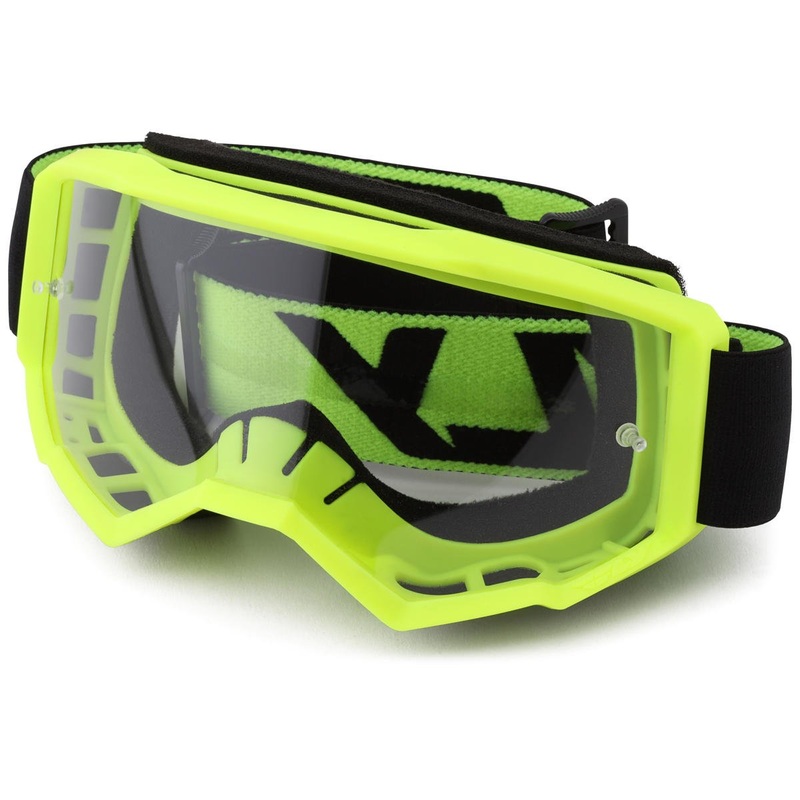Fly Racing Focus Goggles (Black/HiVis) (Clear Lens)