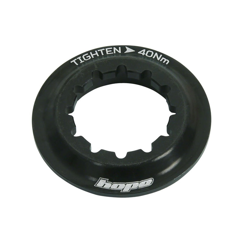 Hope Centerlock Rotor Disc Lockring (Black) (Internal Spline)