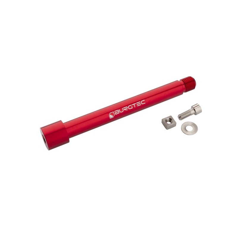 Burgtec Fox Fork 2021+ Axle (Race Red) (15 x 110mm) (Fox 36/38)