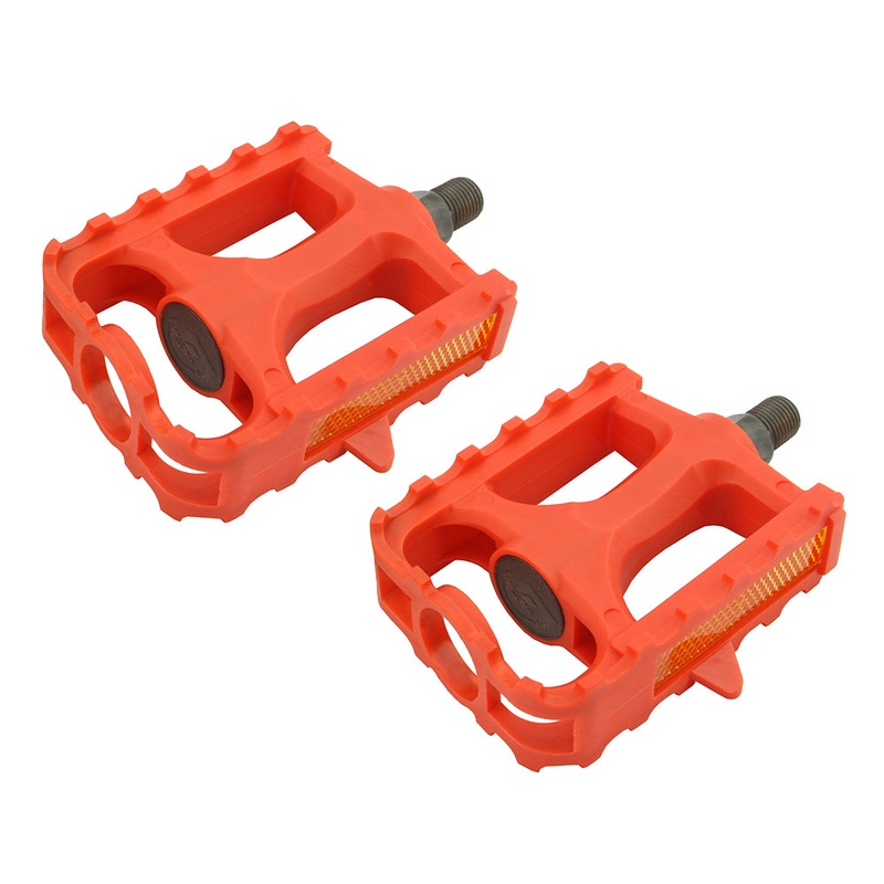 Red 1/2 Pedals for 1 piece crank – Live4Bikes