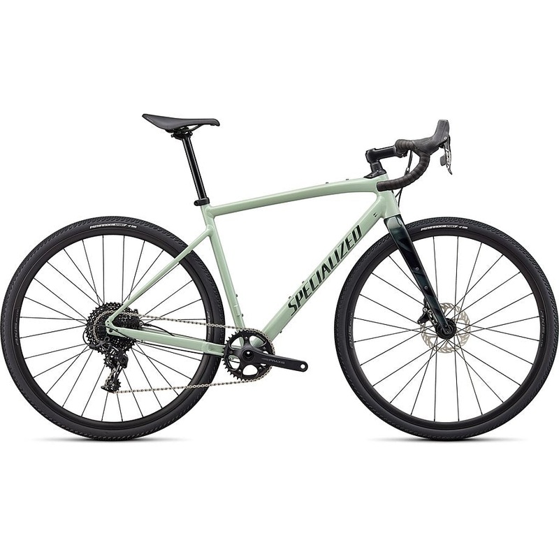 2022 Specialized diverge e5 comp bike gloss spruce/oak metallic/chrome/wild 64