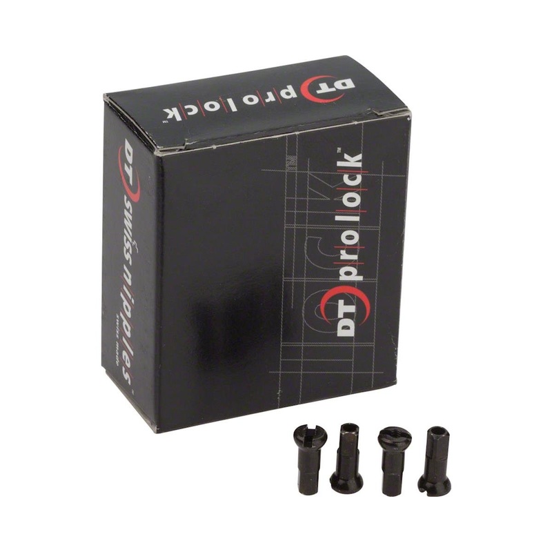 DT Swiss ProLock/ProHead Brass Nipples (Black) (2.0 x 12mm) (Box of 100)