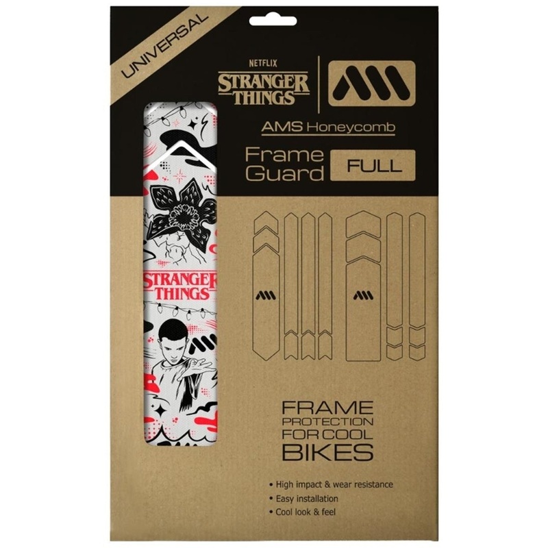 Ams Frame Guard Full Stranger Things Upside Down Black (E-Bike Compatible)