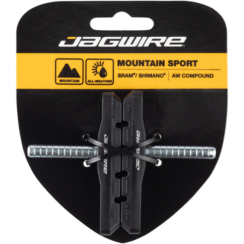 Jagwire Mountain Sport Brake Pads Smooth Post Black