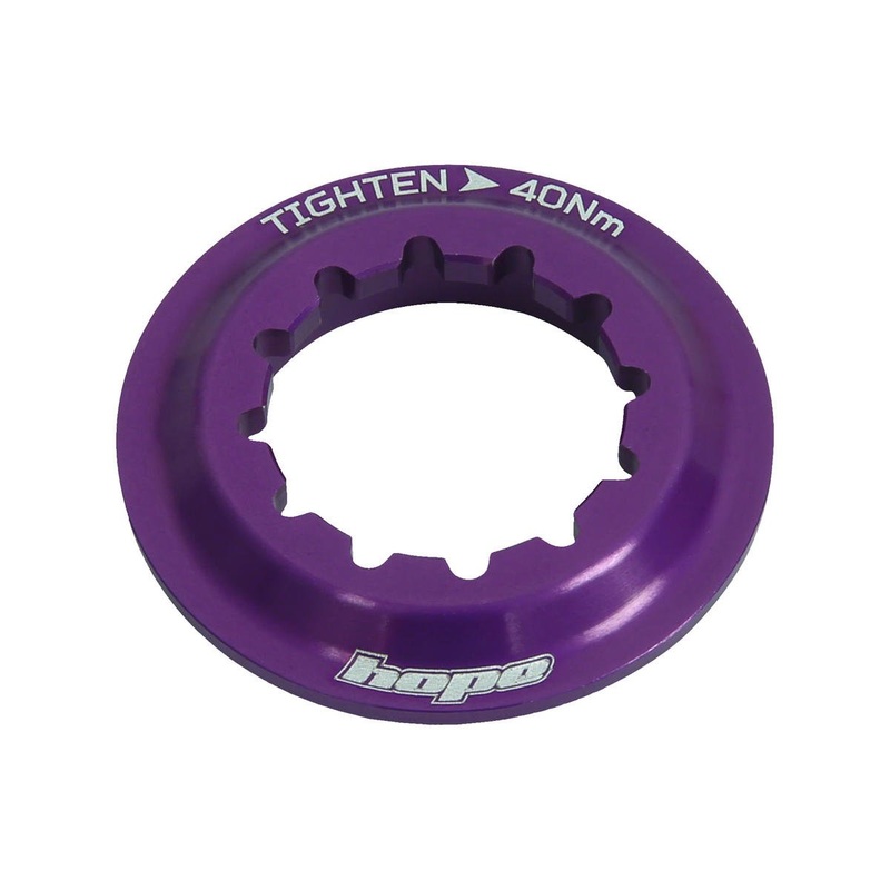 Hope Centerlock Rotor Disc Lockring (Purple) (Internal Spline)