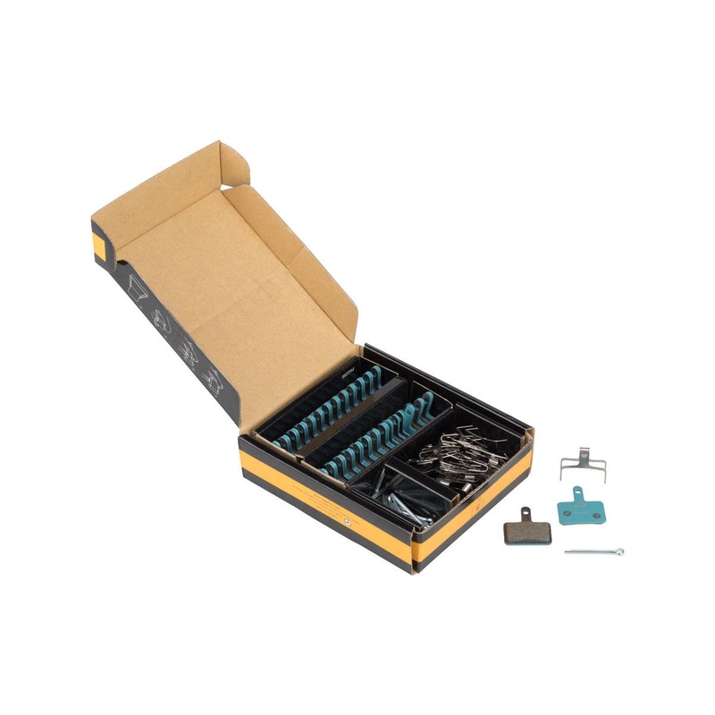 Jagwire Disc Brake Pads Bulk Pack (Sport Organic) (Shimano Deore) (25 Pairs)