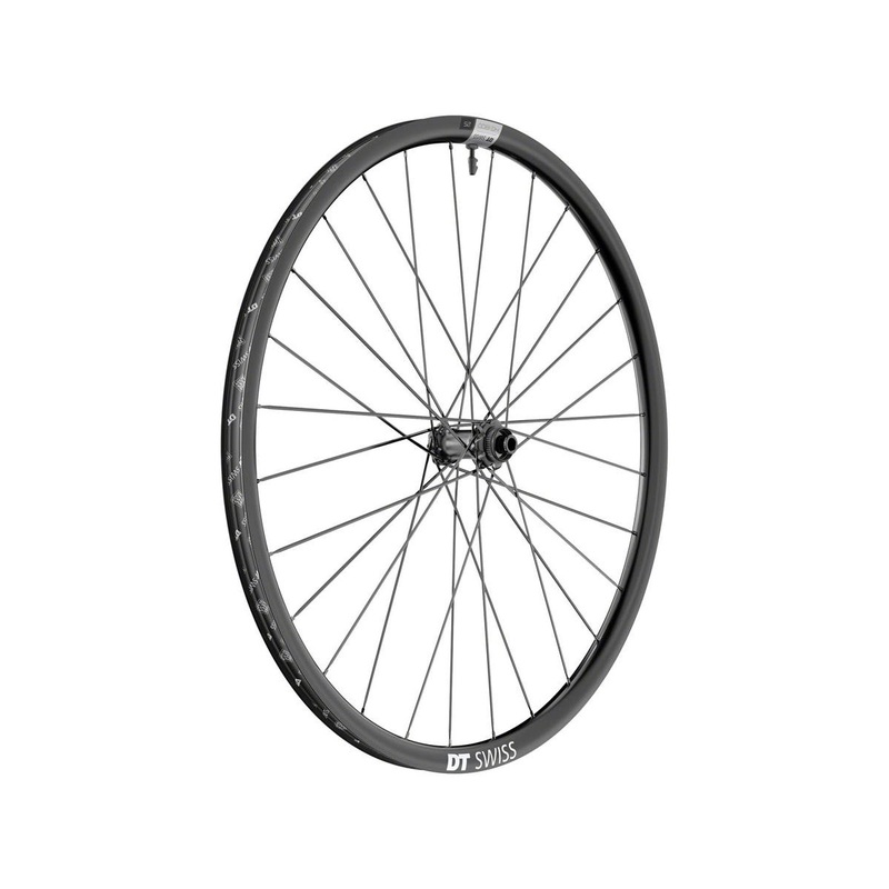 DT Swiss HG 1800 Spline E-Gravel Bike Wheels (Black) (Centerlock) (Front) (12 x 100mm) (700c)