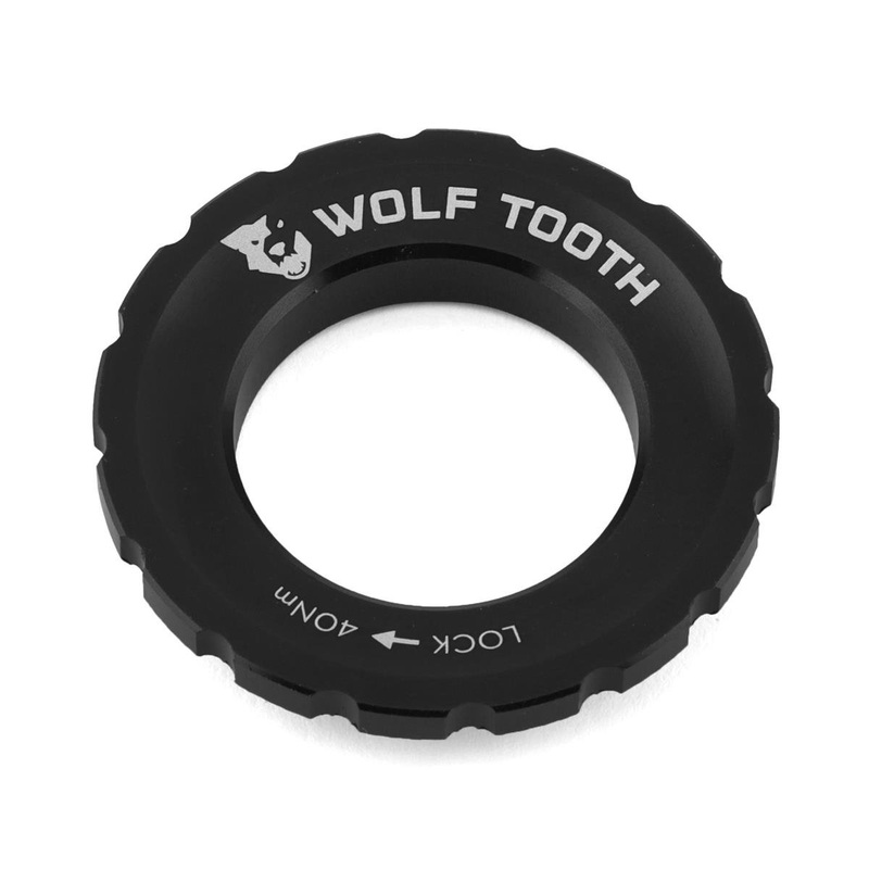 Wolf Tooth Components Centerlock Rotor Lockring (Black) (External Spline)