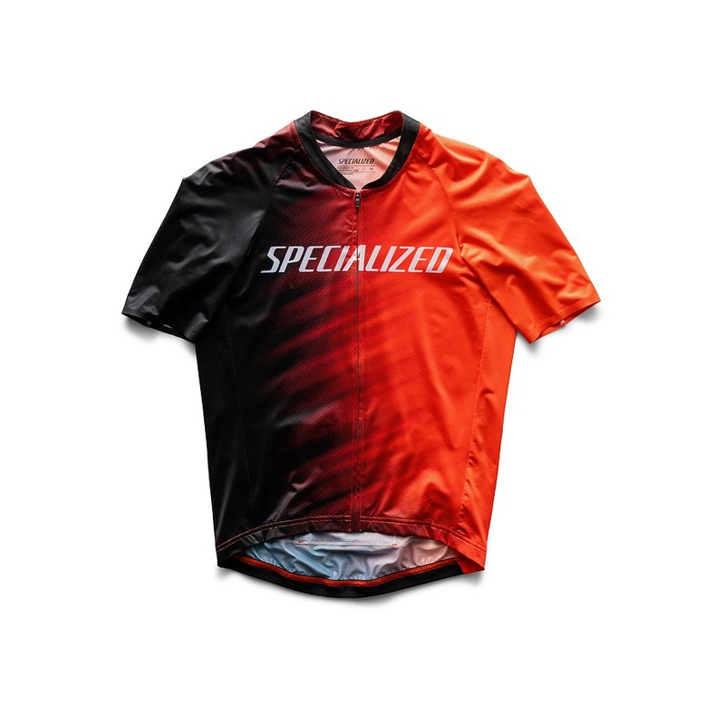2019 Specialized Sl Air Jersey Ss – X-Small, Red/Black Faze