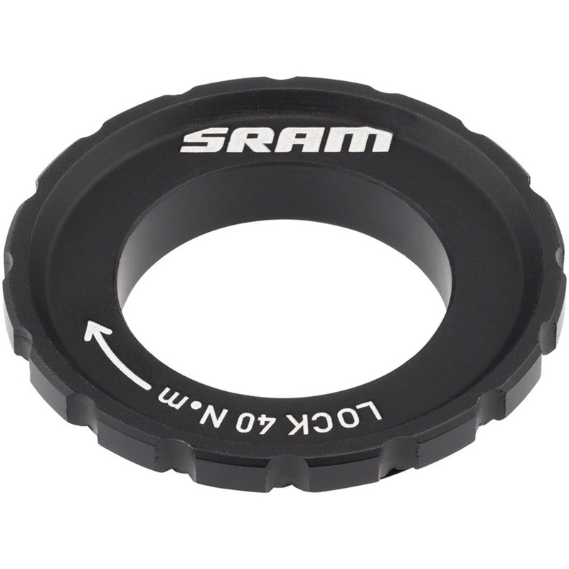 SRAM Centerlock Rotor Lockring (Black)
