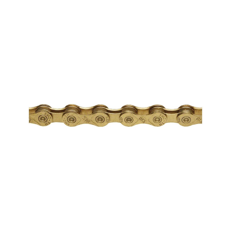 KMC X10 Ti Chain (Gold) (10 Speed) (116 Links)