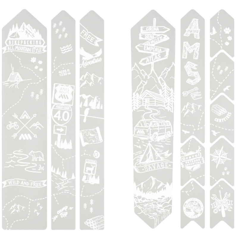 Ams Gravel/Road Frame Guard Bikepacking White