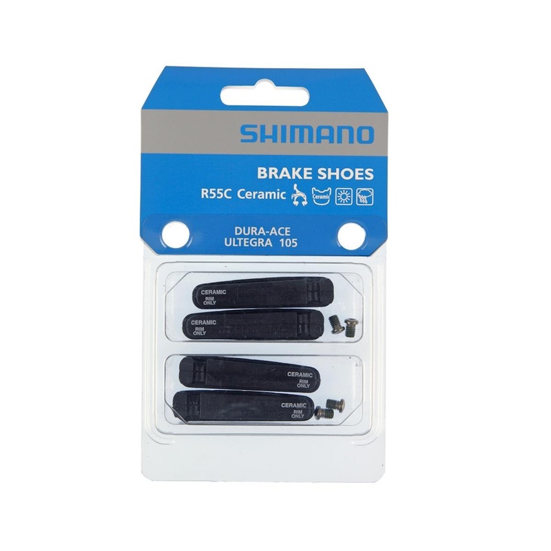 Shimano Dura Ace/Ultegra R55C Ceramic Road Brake Pad Inserts (Black) (Shimano/SRAM) (2 Pairs) (Ceramic Compound)