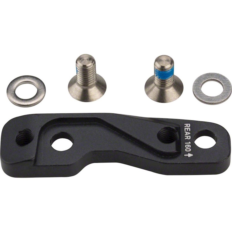SRAM Disc Brake Adapters (Black) (Flat Mount) (160mm Rear)